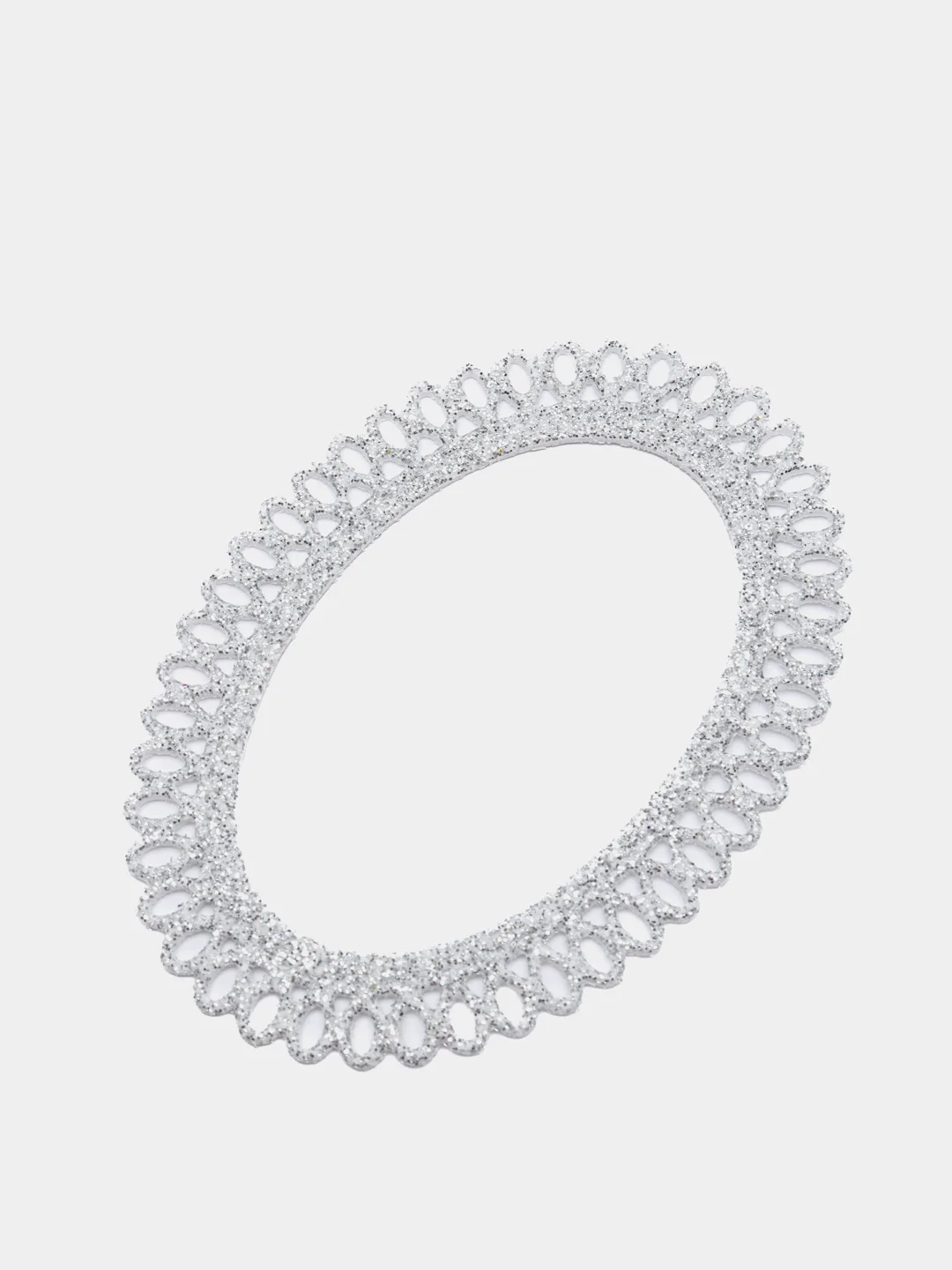 Серебряный рамка для декора и скрапбукинга из фоамирана