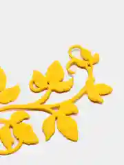 Золотой декоративная веточка из фоамирана для скрапбукинга и декора