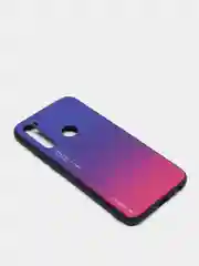 Темно-синий градиентный чехол из закалённого стекла для Xiaomi Redmi 7A,8A,6A,8,Note 8,7,8T,10,K20,9T