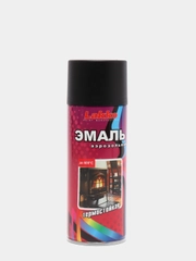 Эмаль аэрозольная термостойкая, черная, 520мл