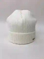 Белый шапка ЛЕКСУС женская бини, на флисовом подкладе