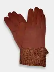 Коричневый женские перчатки