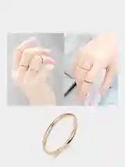 Кольцо обручальное из нержавеющей стали/тонкое золотое кольцо из стали/кольцо свадебное