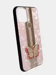 Бежевый чехол с блестками с рисунком для iPhone 7, 8, 7+, 8 plus, x, xs max, 11 pro max, 11 pro