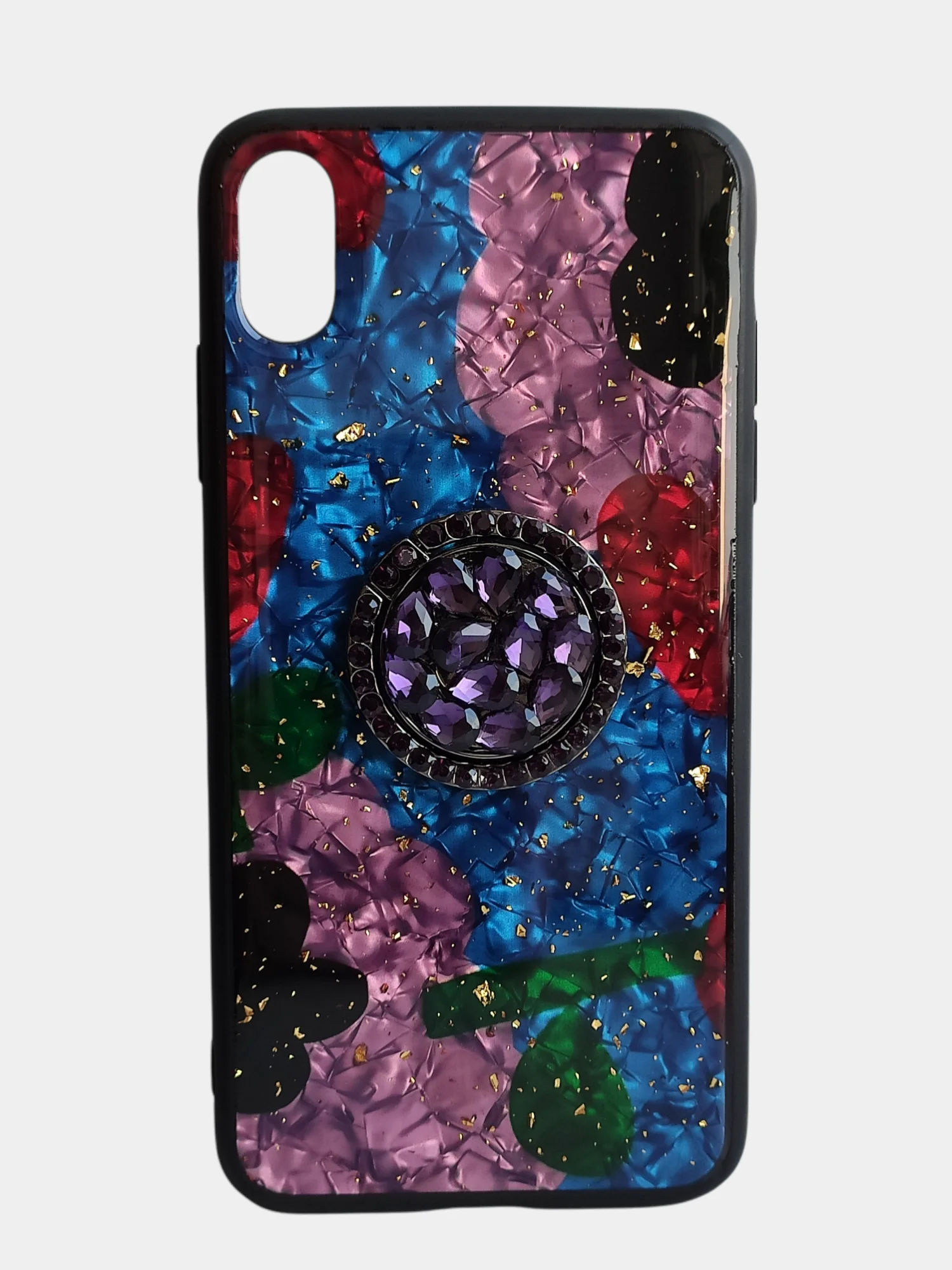 Багровый чехол с блестками с рисунком для iPhone 7, 8, 7+, 8 plus, x, xs max, 11 pro max, 11 pro