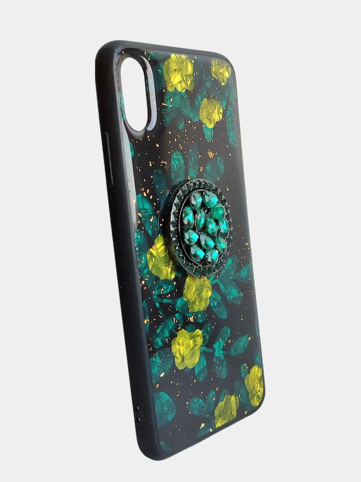 Бронзовый чехол с блестками с рисунком для iPhone 7, 8, 7+, 8 plus, x, xs max, 11 pro max, 11 pro
