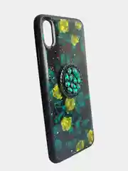Бронзовый чехол с блестками с рисунком для iPhone 7, 8, 7+, 8 plus, x, xs max, 11 pro max, 11 pro