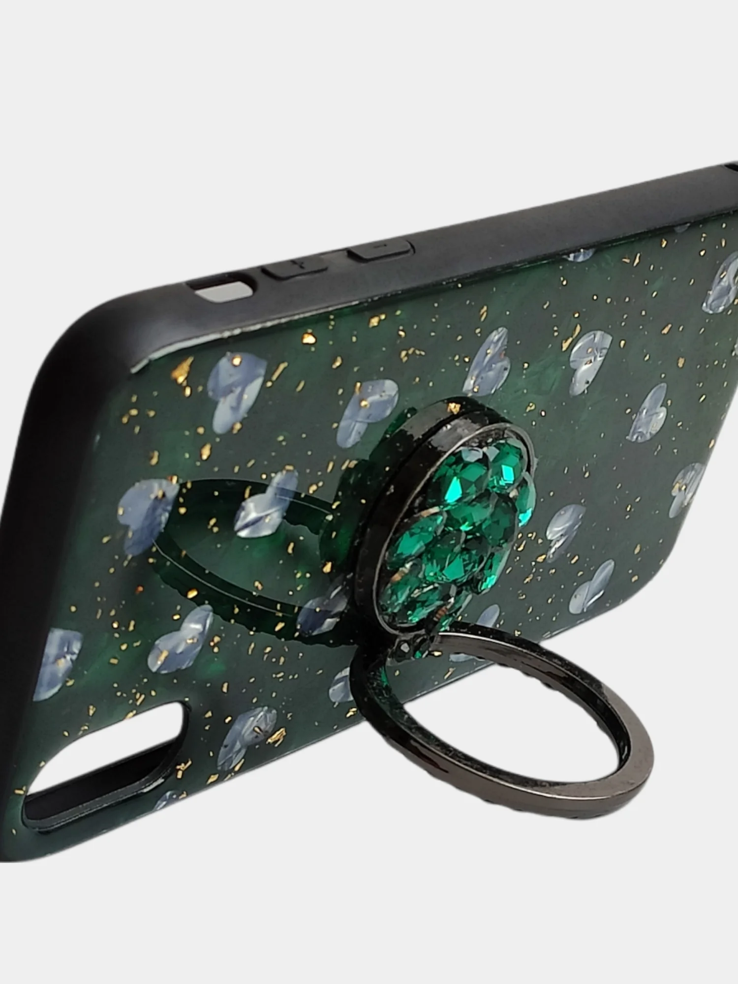 Бирюзовый чехол с блестками с рисунком для iPhone 7, 8, 7+, 8 plus, x, xs max, 11 pro max, 11 pro