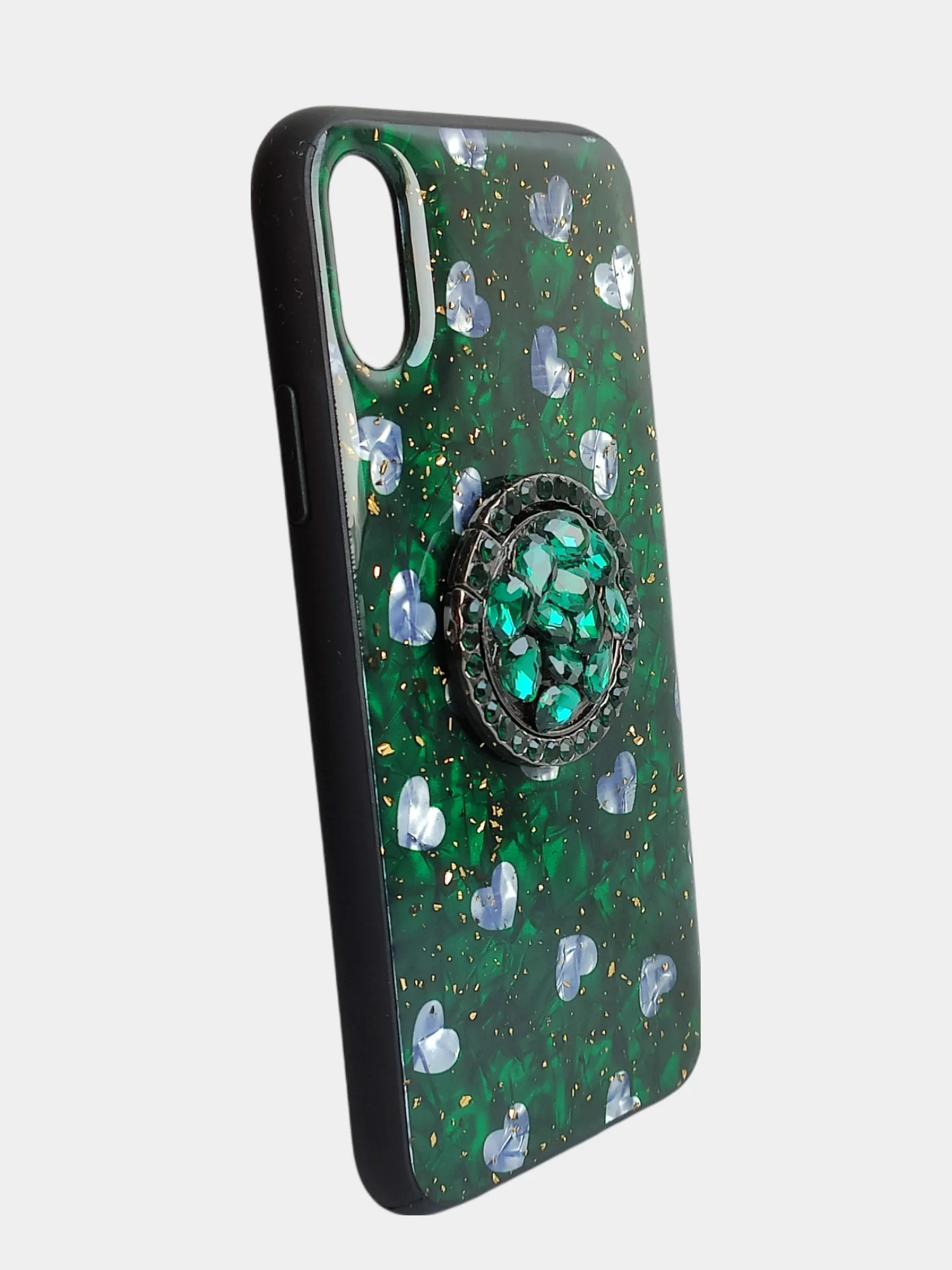 Бирюзовый чехол с блестками с рисунком для iPhone 7, 8, 7+, 8 plus, x, xs max, 11 pro max, 11 pro