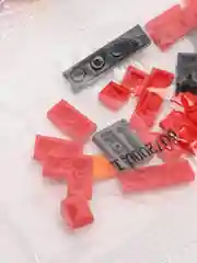 Красный конструктор машинки SEMBO BLOCK, 71-82 деталей