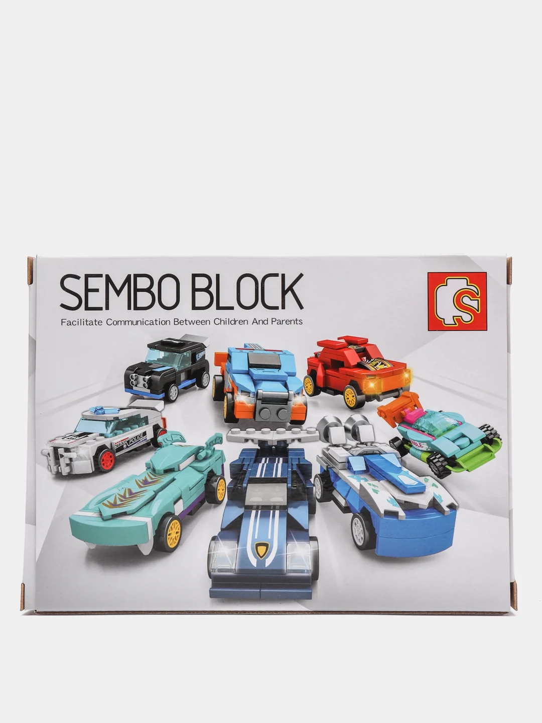 Зеленый конструктор машинки SEMBO BLOCK, 71-82 деталей