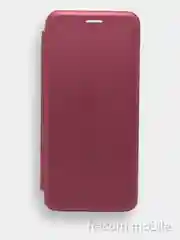 Багровый чехол книжка Xiaomi Redmi Note 8