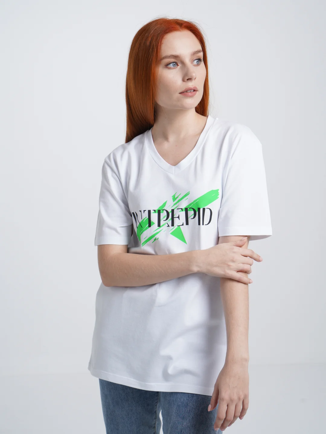 Белый футболка INTREPID Белый