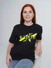 Черный футболка "INTREPID", чёрный