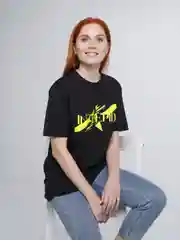 Черный футболка "INTREPID", чёрный