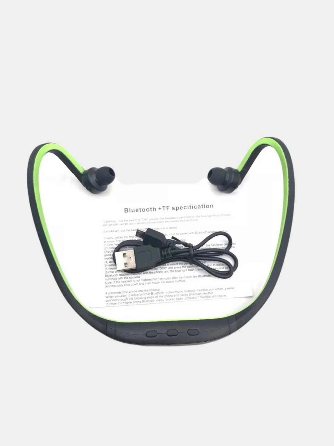 Беспроводные спортивные наушники, Bluetooth, с микрофоном, ободок
