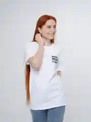 Белый футболка Make money not friends 21, белый