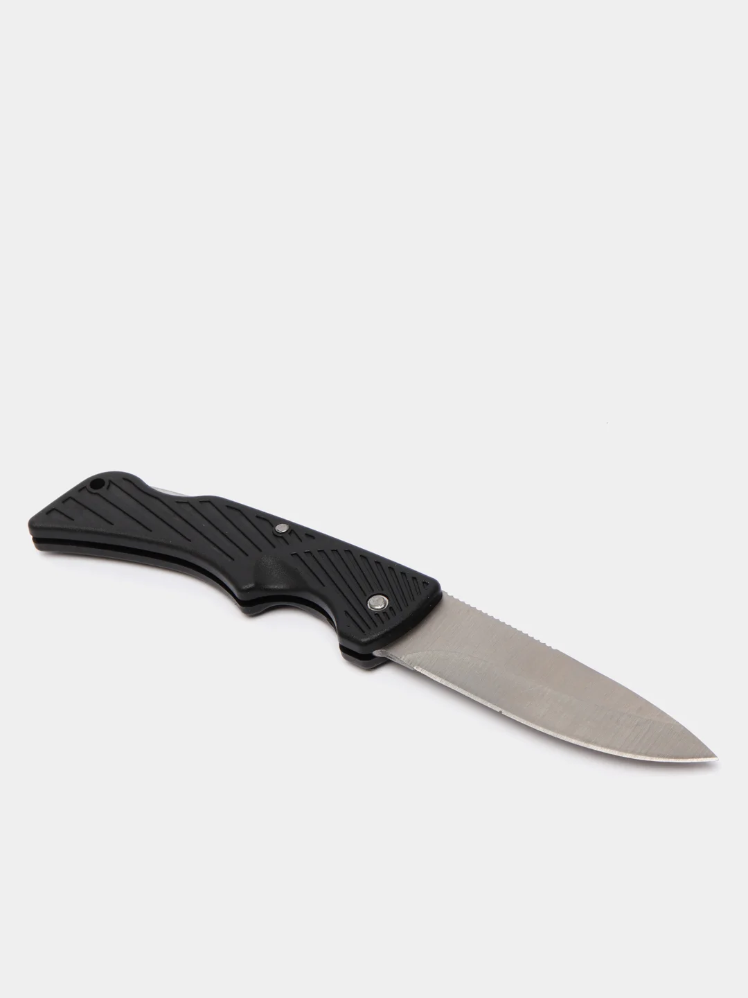 Нож перочинный лезвие 7см, рукоять черная Полосы, фиксатор 16см купить ...