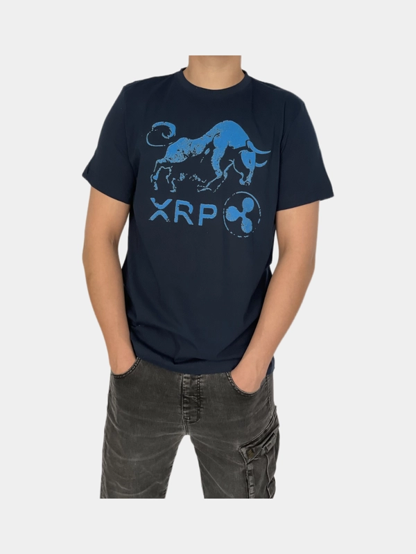 Мужская футболка с изображением криптовалюты Ripple
