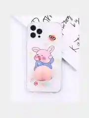 Рыжий чехол с антистрессом для iPhone 11 12/12Pro 7/8