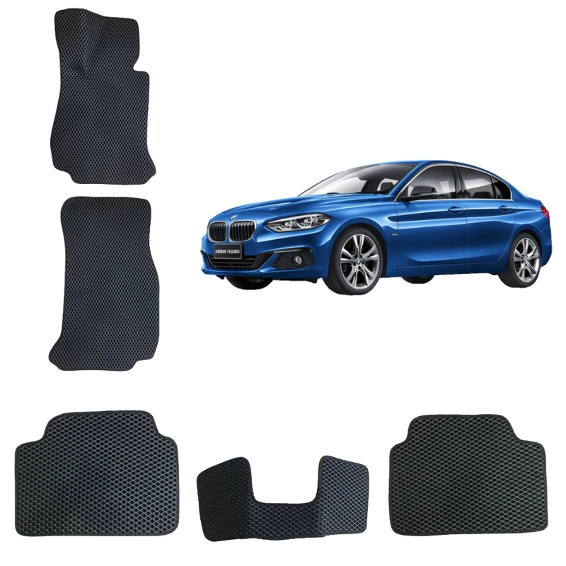 Автомобильные EVA-коврики 3D в салон для  BMW 1 (F20) / БМВ 1 (2 поколение)