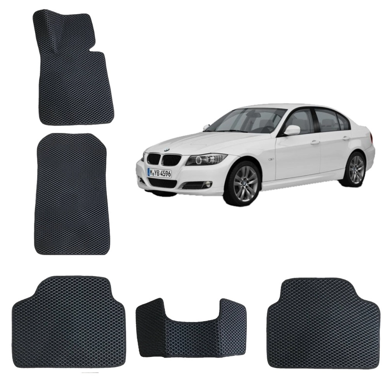 3-D Автомобильные EVA коврики в салон для BMW 3 (E90) / БМВ 3 (5 поколение)