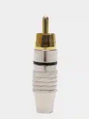Штекер RCA тюльпан SZC-0218 RP-213 металл черный