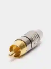 Штекер RCA тюльпан SZC-0218 RP-213 металл черный