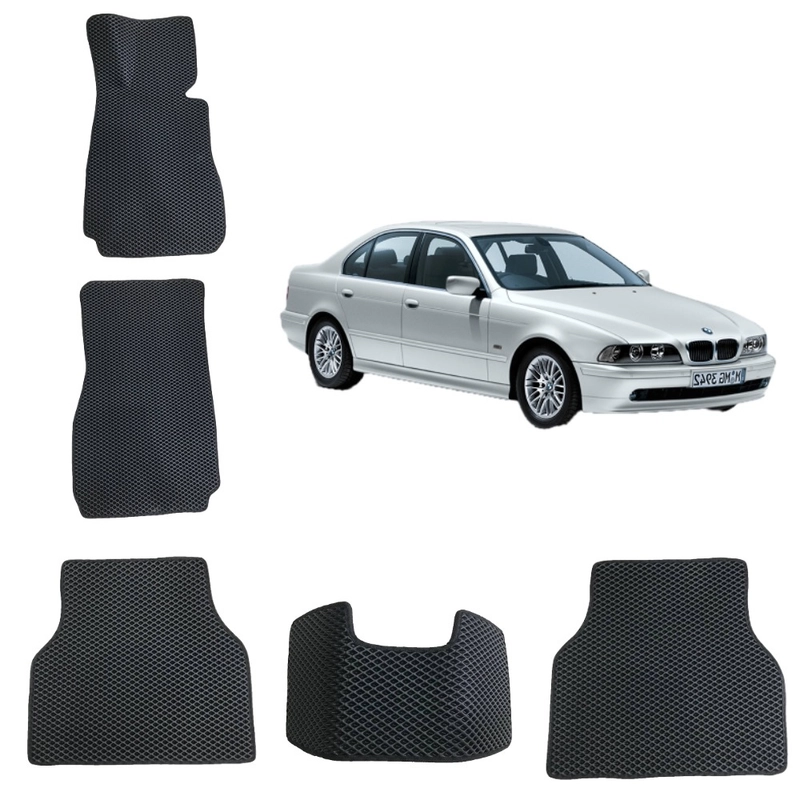 Автомобильные EVA-коврики 3D в салон для BMW 5 (E39) / БМВ 5 (4 поколение)