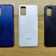 Белый задняя крышка для Samsung Galaxy A02s A025F