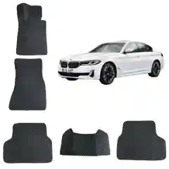 Автомобильные 3-D коврики EVA в салон для BMW 5 (G30/G31) / БМВ 5 (7 поколение)