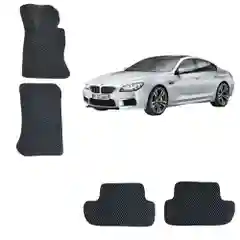 Автомобильные 3D-коврики EVA в салон для BMW 6 (F13) седан/БМВ 6 (Ф13) седан (3 поколение)