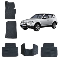 3D автомобильные EVA коврики в салон для BMW X3 (E83)/БМВ Икс 3 (1 поколение)