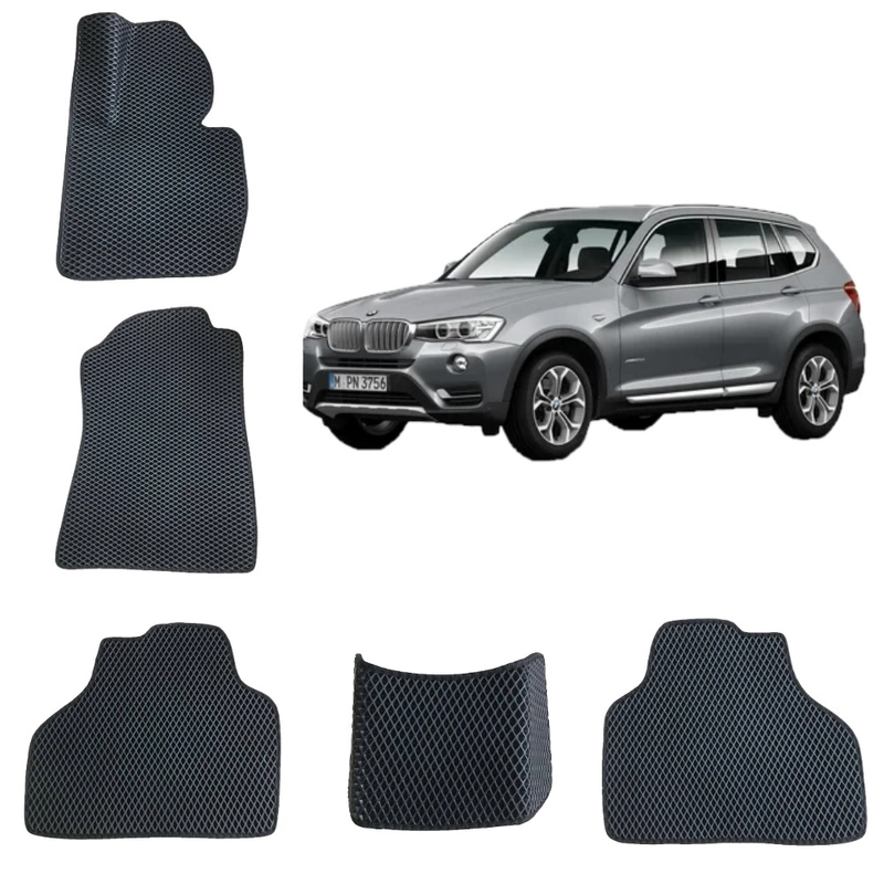 3D-коврики ЭВА в салон для BMW X3 (F25)/БМВ Икс 3 (2 поколение)