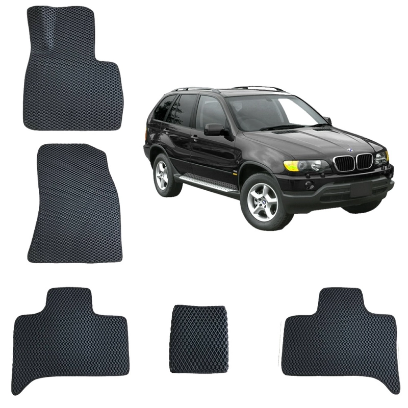 3D-коврики в салон для BMW X5 (E53) / БМВ Икс 5 (1 поколение)