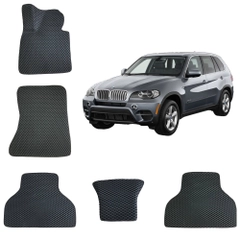 3-D автомобильные EVA коврики в салон для BMW X5 (E70) / БМВ Икс 5 (2 поколение)