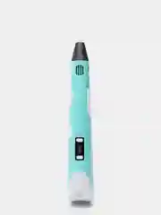 Голубой 3д ручка второго поколения 3D Pen-2, с комплектом стержней из пластика PLA