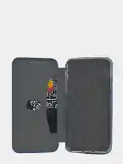 Синий чехол-книжка Samsung A02, A02S, A03, A12, A21S, A32, A42, A52, M31S, A01 / A015, A31, A41