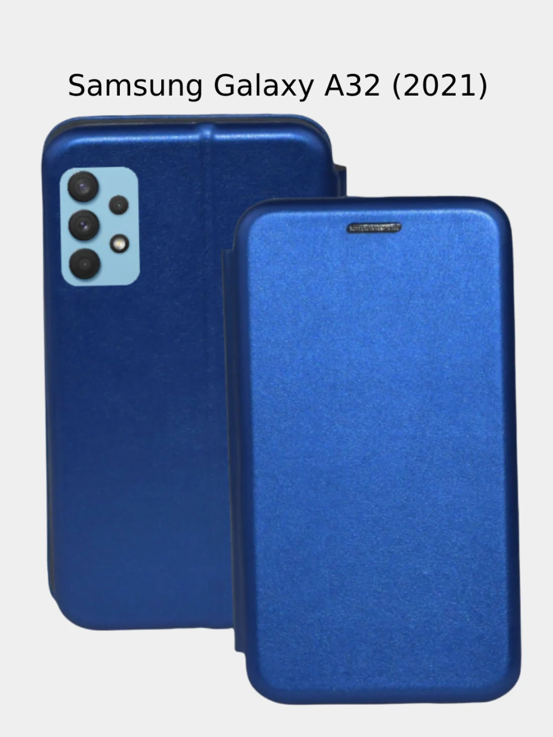Синий чехол-книжка Samsung A02, A02S, A03, A12, A21S, A32, A42, A52, M31S, A01 / A015, A31, A41
