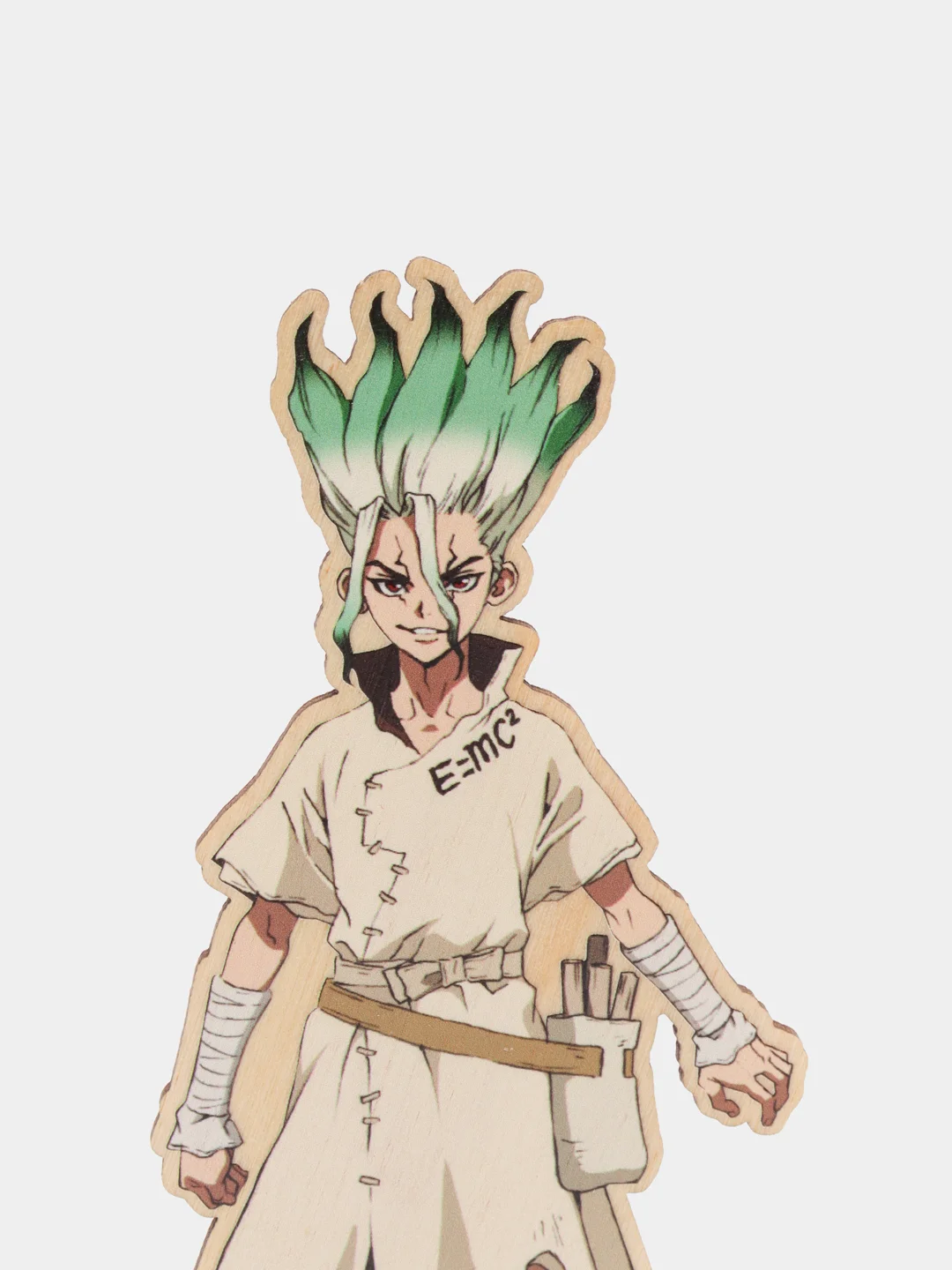 Деревянная 2д фигурка по аниме "Доктор Стоун / Dr.Stone"