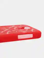 Красный чехол Samsung S4  пластиковый