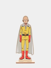 Деревянная 2д фигурка по аниме "Ванпанчмен / One-Punch Man"