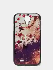Светло-коричневый чехол Samsung S4  пластиковый