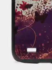 Светло-коричневый чехол Samsung S4  пластиковый