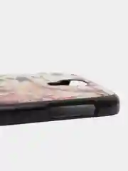 Светло-коричневый чехол Samsung S4  пластиковый