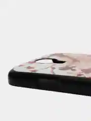 Светло-коричневый чехол Samsung S4  пластиковый