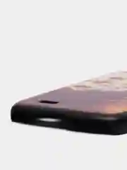 Светло-коричневый чехол Samsung S4  пластиковый