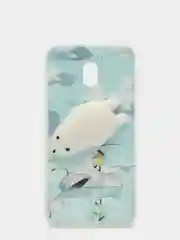 Голубой чехол для Samsung J3 2017 / J330