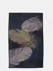 Алый коврик для спальной с нескользящим основанием