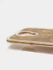 Золотой чехол Samsung S4  пластиковый